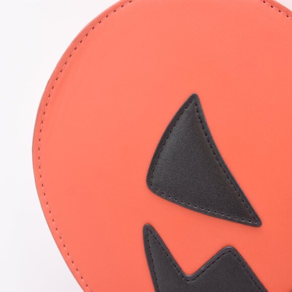 Em & Sprout Jack-O-Lantern Heart Convertible Crossbody Bag Backpack Orange NWOT - Picture 3 of 16